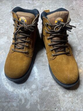 Brahma Brown Suede Men's Work Boots